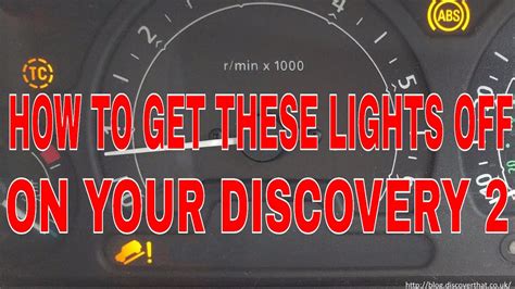 HOW TO FIX YOUR DISCOVERY 2 ABS TRACTION CONTROL 